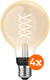 Philips Hue Filament Light White Globe E27 4-pack
