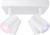 WiZ 4 Spots Imageo Square- Colored and White Light - GU10 - White