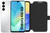 Samsung Galaxy A16 128GB Wit 4G + BlueBuilt Book Case Zwart