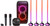 JBL PartyBox Stage 320 Black Karaoke Pack Medium