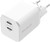 BlueBuilt Power Delivery Oplader met 2 Usb C Poorten 65W Wit