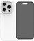 BlueBuilt Back Cover iPhone 16 Pro Wit + Privacy Filter Screenprotector Glas