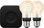 Philips Hue Filament White Ambiance Standaard Duo Pack + Bridge Pro