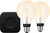 Philips Hue Filament White Ambiance Globe Duo pack + Bridge Pro