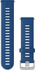 Garmin Silicone Strap Blue/Silver 22mm