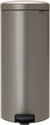 Brabantia NewIcon Pedal Trash Can 30L Platinum