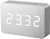 Gingko Brick Click Clock Aluminium