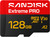 SANDISK Extreme PRO microSDXC 128GB 120MB/s