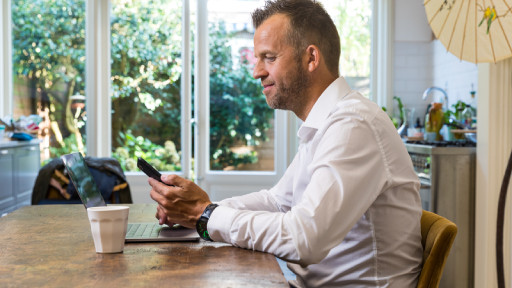 Betaal in één keer of bestel op rekening. 