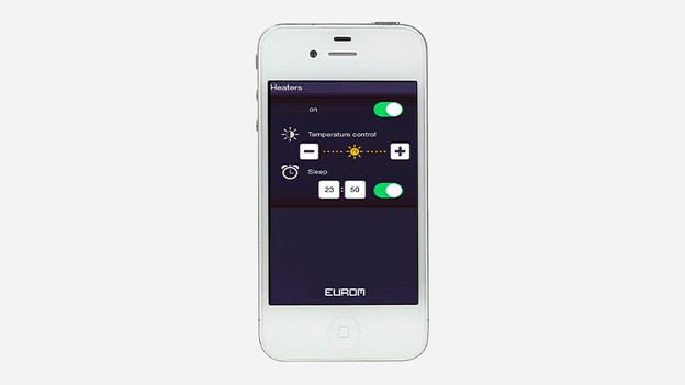 Patio heater with app