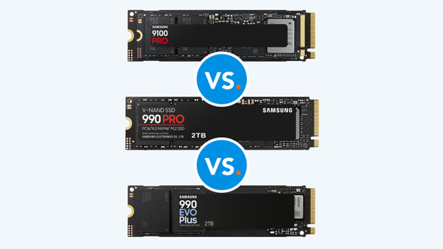 990 EVO Plus, 990 PRO en 9100 PRO vergeleken