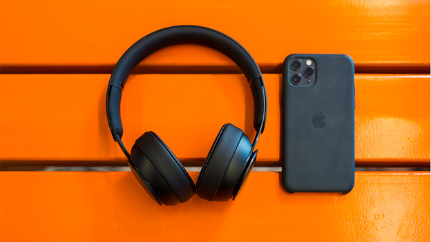 iPhone 11 Pro with Beats Solo Pro