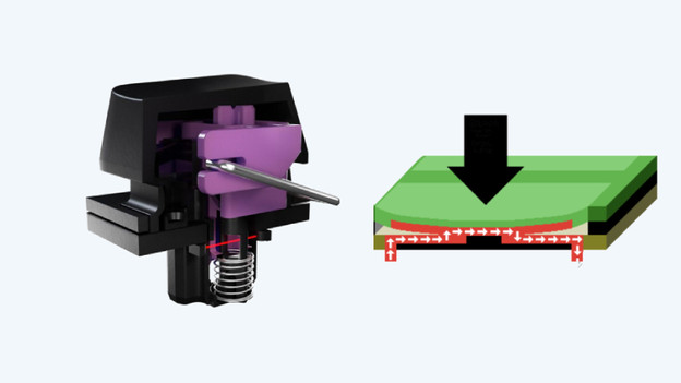 Optic and membrane switch