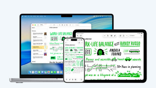 Apple MacBook samenwerking iPhone & iPad