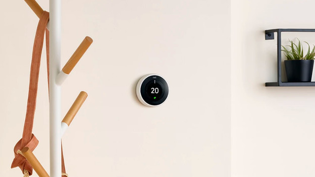 Google Nest thermostaat in huis
