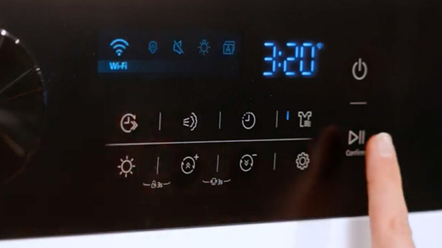 Wisberg wasmachine display