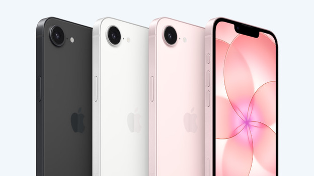 iphone 17e kleuren: zwart, wit en roze