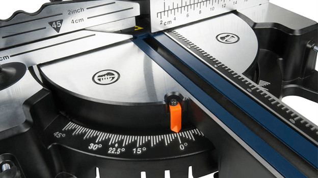 Zaaghoek instellen afkortzaag