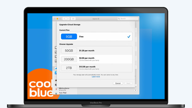 iCloud subscriptions