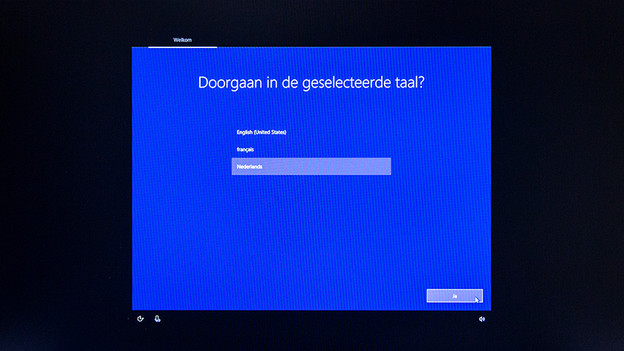 Start the installation process.