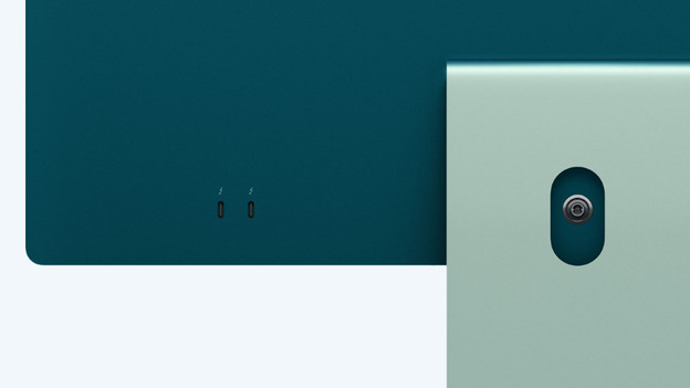 Apple iMac 24": multifunctionele Thunderbolt poorten