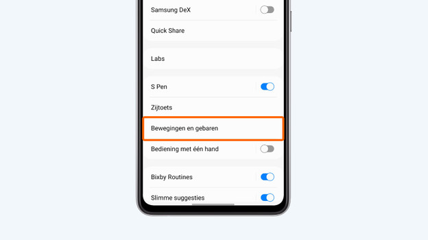 schermafdruk samsung