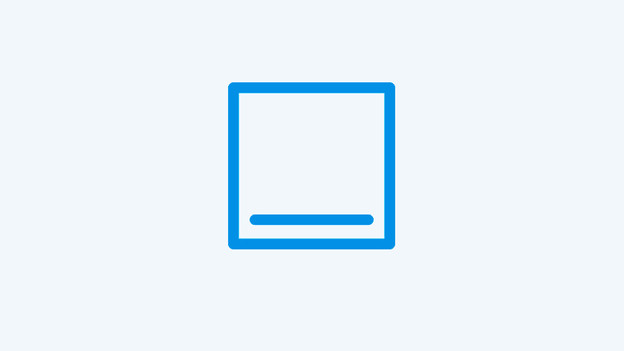 Icoontje onderwarmte magnetron