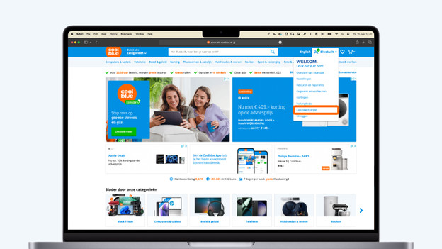 Coolblue Energy screen