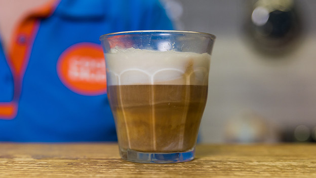 Een cappuccino maken in 3 stappen