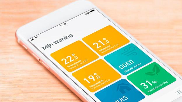Inzicht slimme thermostaat