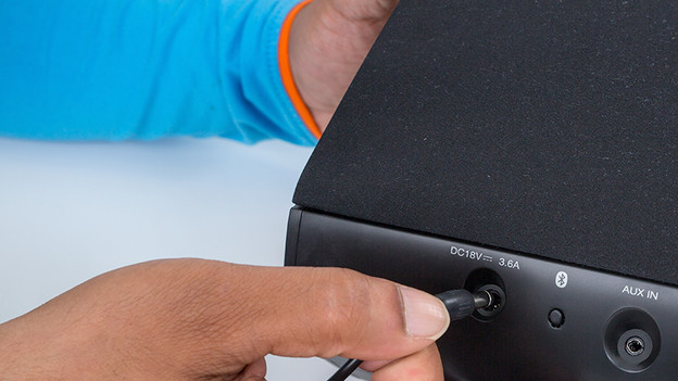 Step 1: place your speaker and turn it on