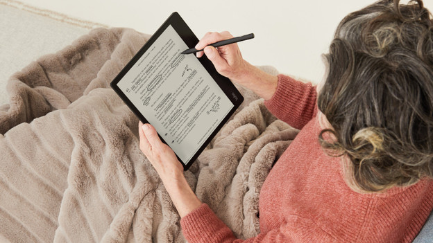 E-reader met stylus