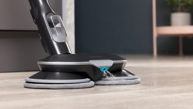 Midnight Blue: vacuum and mop carpets and hard floors