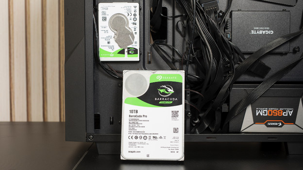 Harde schijf en andere opslag. 