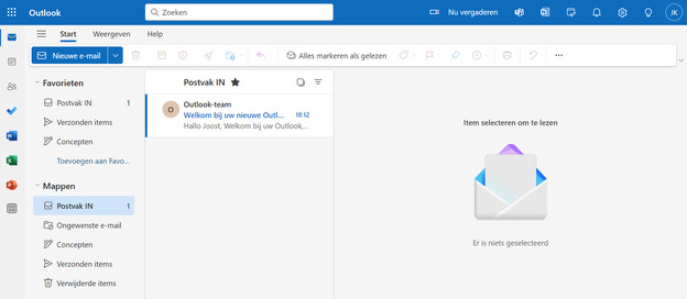 Microsoft mail inbox
