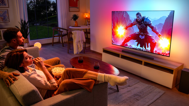 Philips the One TV with soundbar