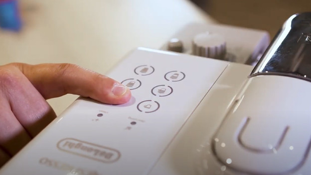 Stel de waterhoeveelheid in