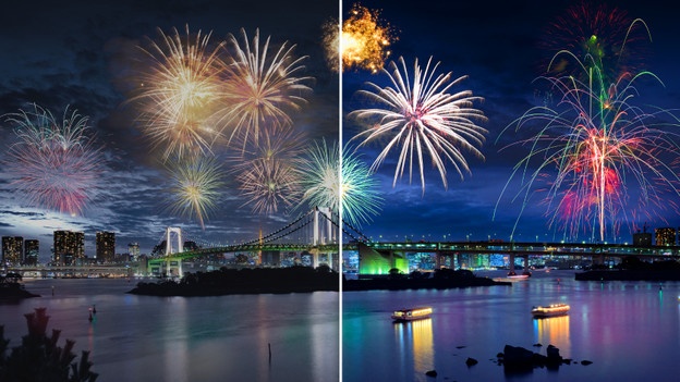 Doffe en heldere kleuren