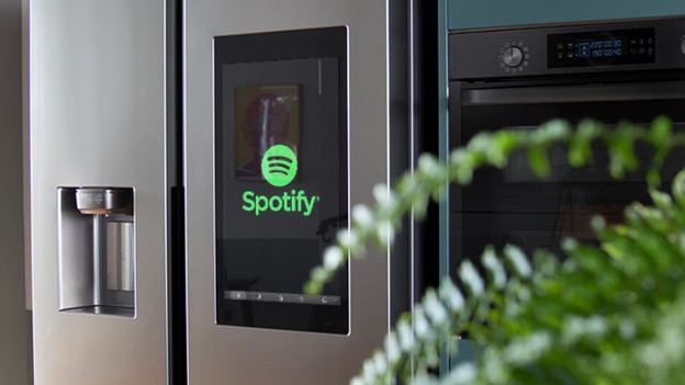 Spotify on your Samsung fridge