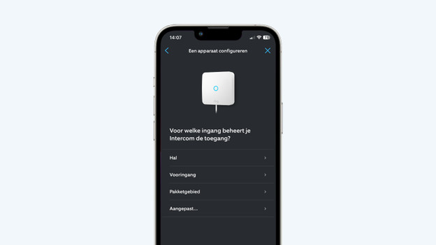Koppel de Ring Intercom aan de Ring app