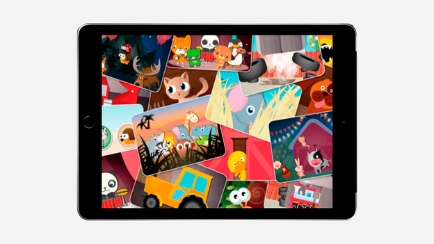 Tablet with children's mode: content for children and adults