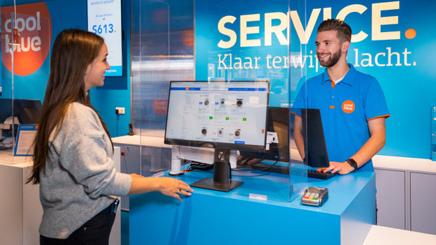 Order with an employee and choose a suitable delivery moment