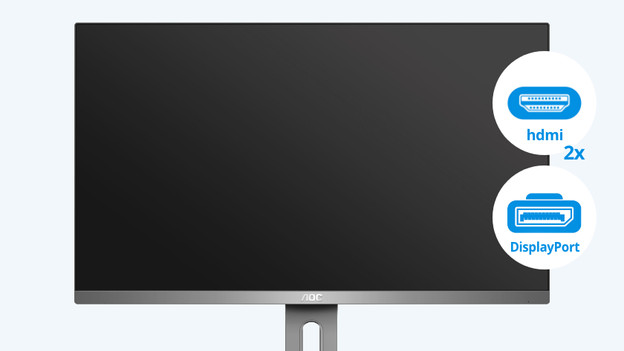 U2790PQU: 2x hdmi en 1x DisplayPort