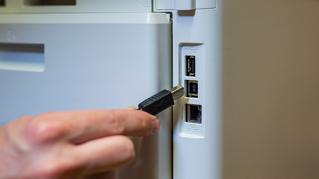 Step 2.3: connect via a USB cable