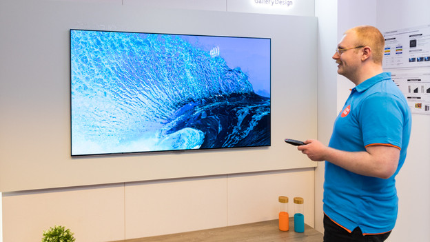 Kijkhoek en reflecties van de LG G2 OLED EVO tv