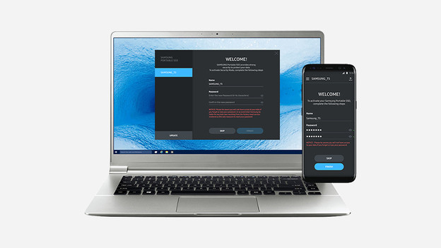 T5: data encryption and password