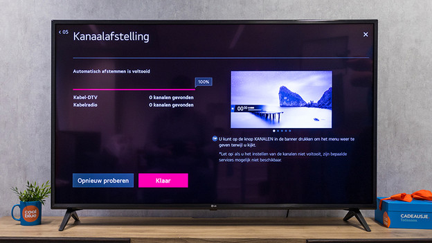 Digitale zenders opzoeken