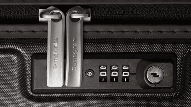 koffer rits zit vast