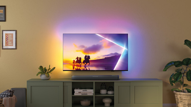 Philips tv met soundbar