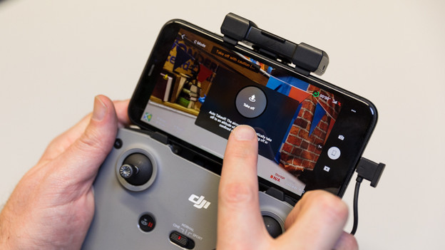 Laat de drone opstijgen